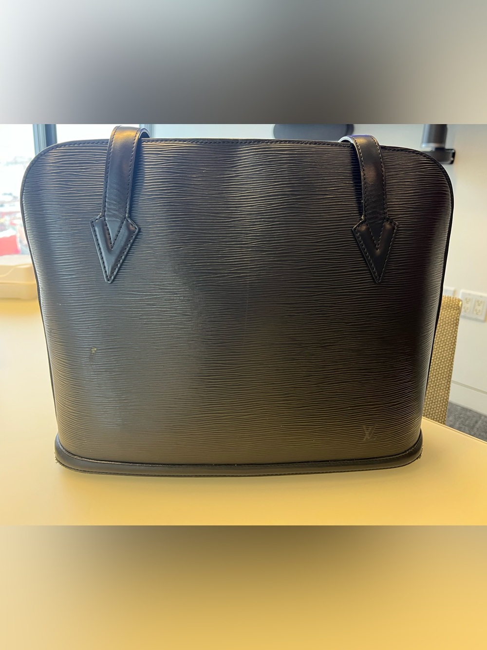 Louis Vuitton Black Epi Lussac Tote